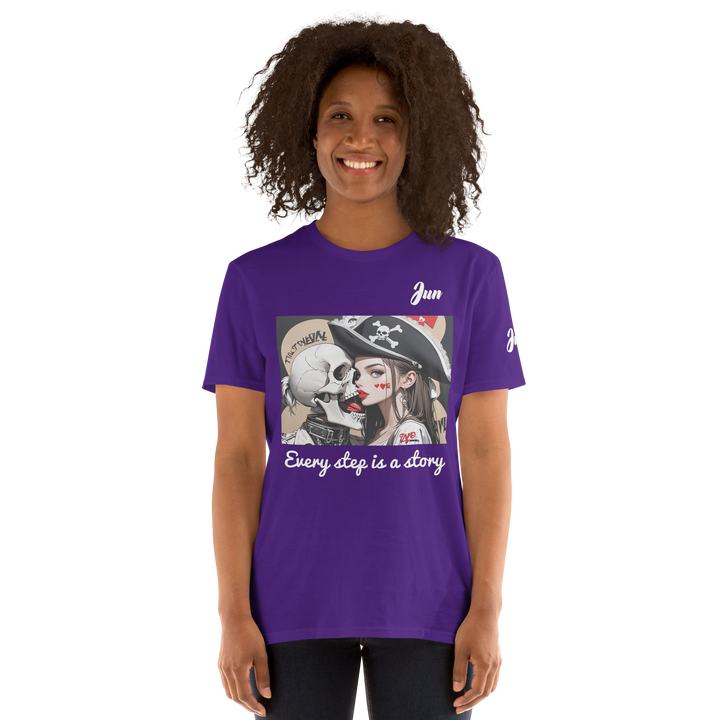 Every step is a story 10 Short-Sleeve Unisex T-Shirt 1