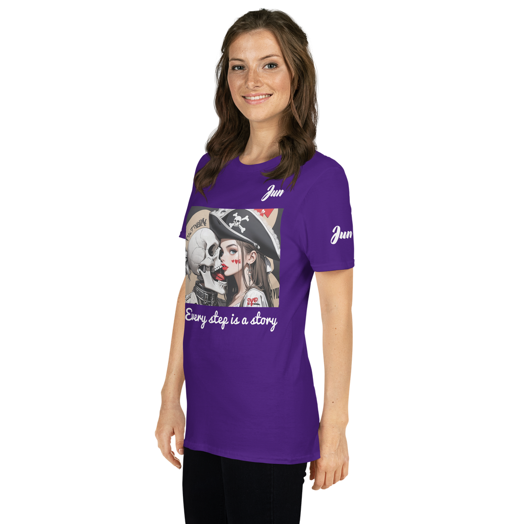 Every step is a story 10 Short-Sleeve Unisex T-Shirt 1