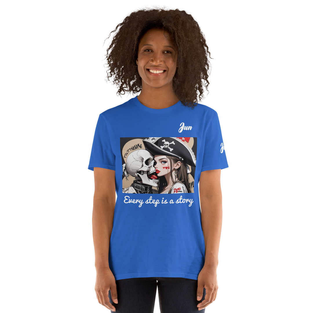Every step is a story 10 Short-Sleeve Unisex T-Shirt 1