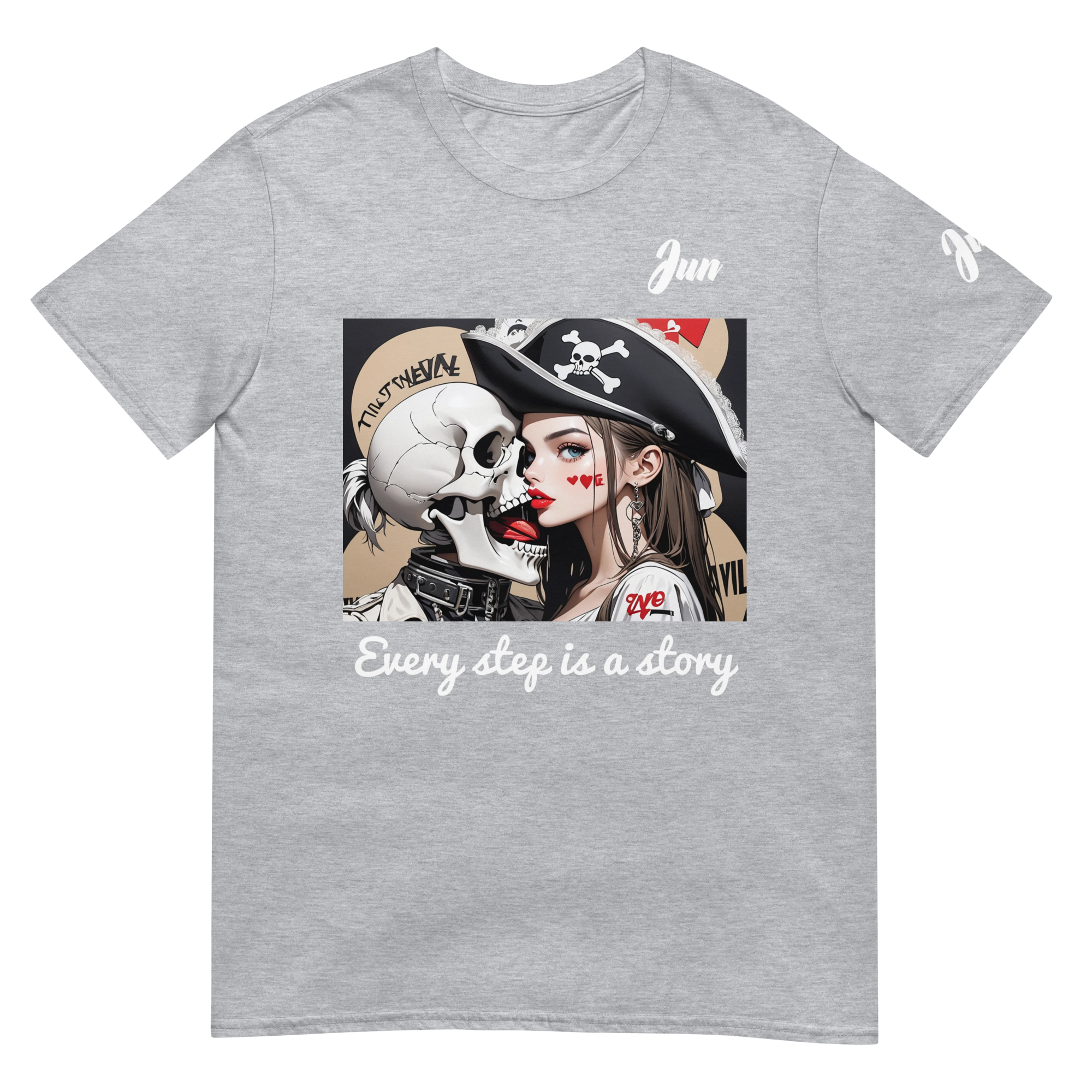 Every step is a story 10 Short-Sleeve Unisex T-Shirt 1