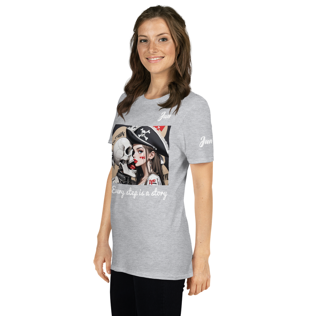 Every step is a story 10 Short-Sleeve Unisex T-Shirt 1