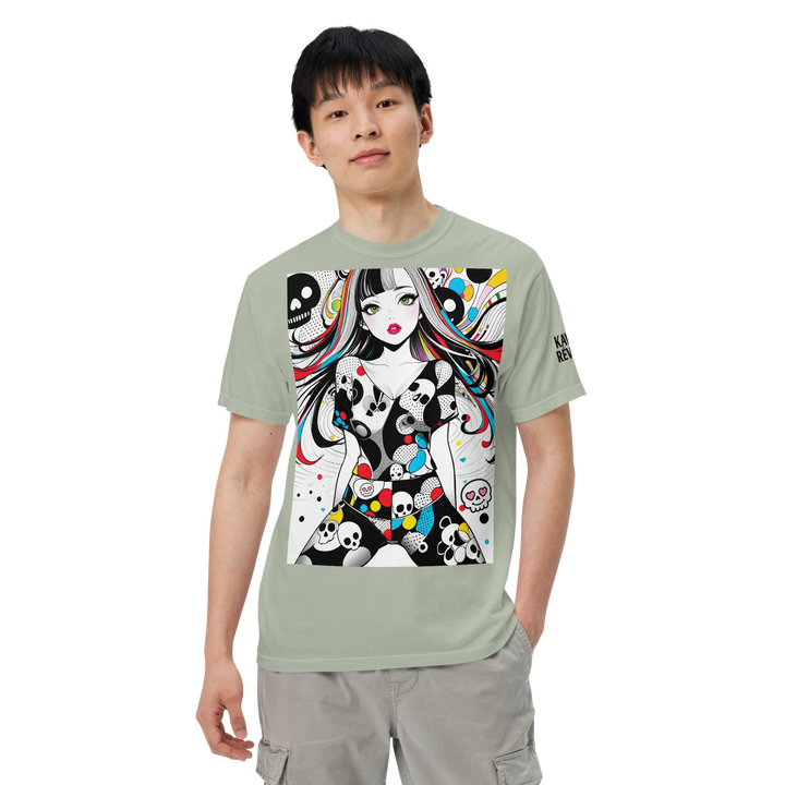 KAWAII RÉVOLTE – POP SKULL GIRL Poster Tee