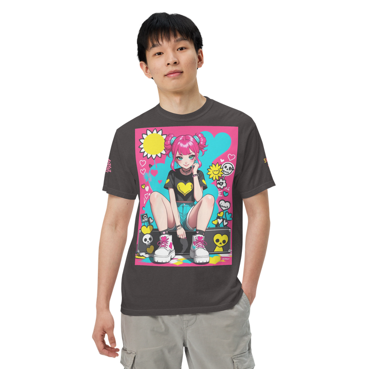 RISE ABOVE 02 — POP CORE｜ユニセックス製品染めヘビーウェイトTシャツ
