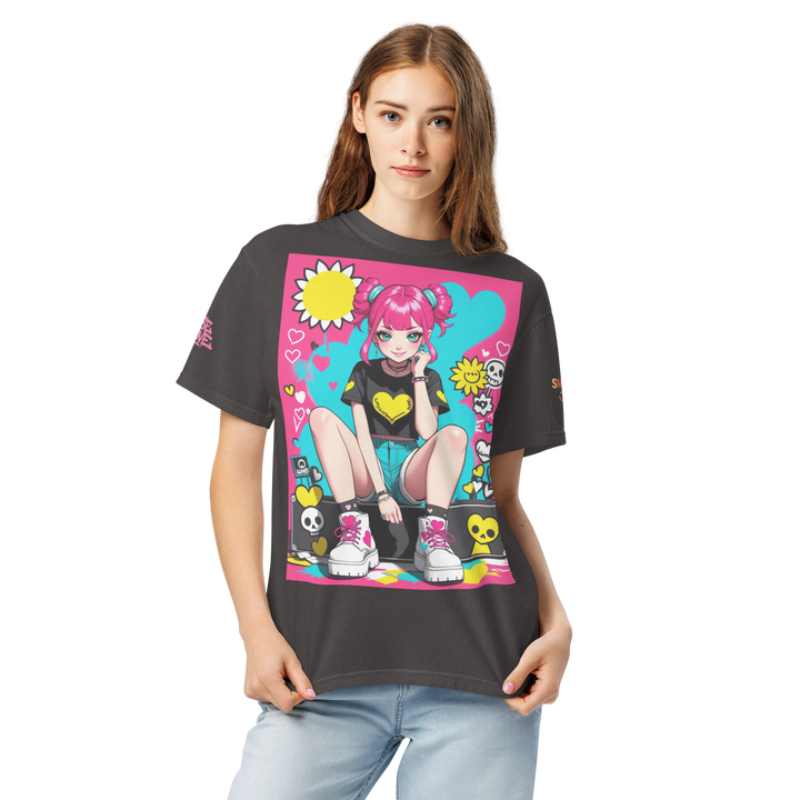 RISE ABOVE 02 — POP CORE｜ユニセックス製品染めヘビーウェイトTシャツ