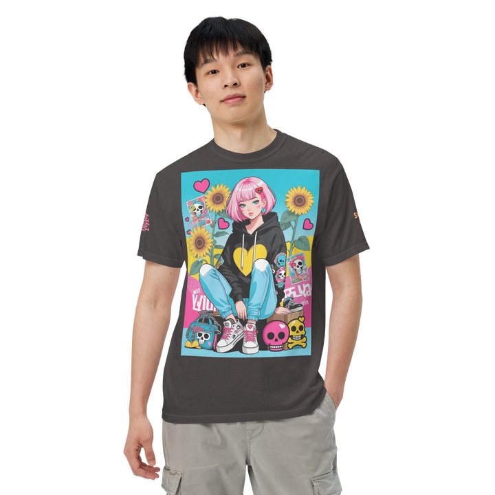 RISE ABOVE 03 — NEO STREET｜ユニセックス製品染めヘビーウェイトTシャツ