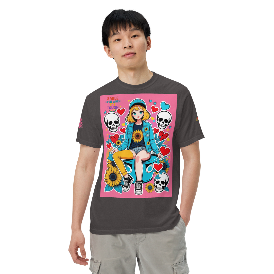 RISE ABOVE 10 — DREAM CHASER｜ユニセックス製品染めヘビーウェイトTシャツ