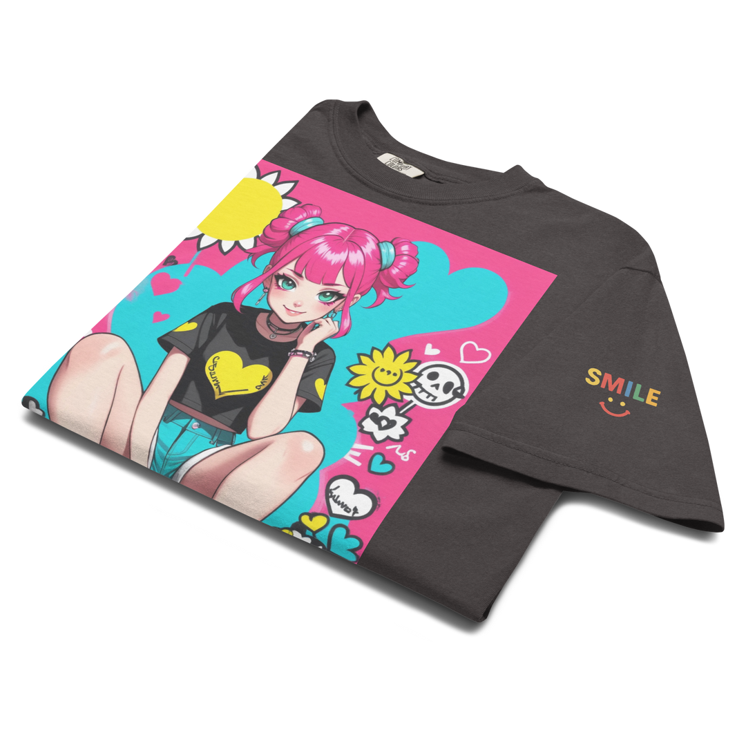 RISE ABOVE 02 — POP CORE｜ユニセックス製品染めヘビーウェイトTシャツ