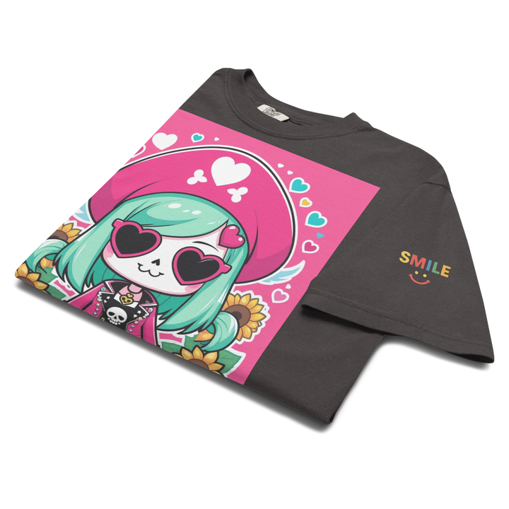 RISE ABOVE 05 — CANDY BONES｜ユニセックス製品染めヘビーウェイトTシャツ