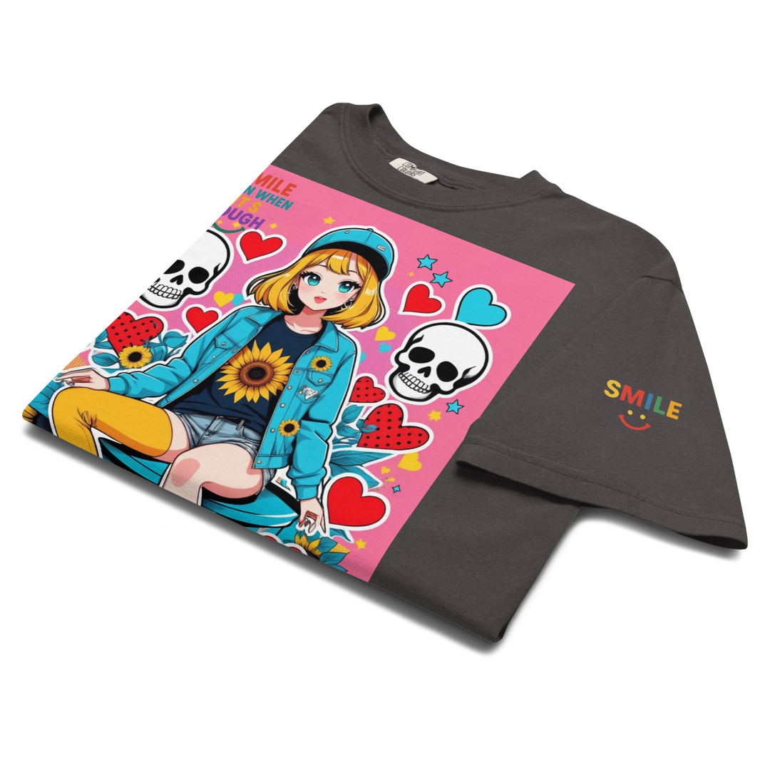 RISE ABOVE 10 — DREAM CHASER｜ユニセックス製品染めヘビーウェイトTシャツ