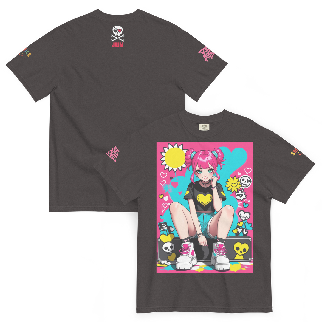 RISE ABOVE 02 — POP CORE｜ユニセックス製品染めヘビーウェイトTシャツ