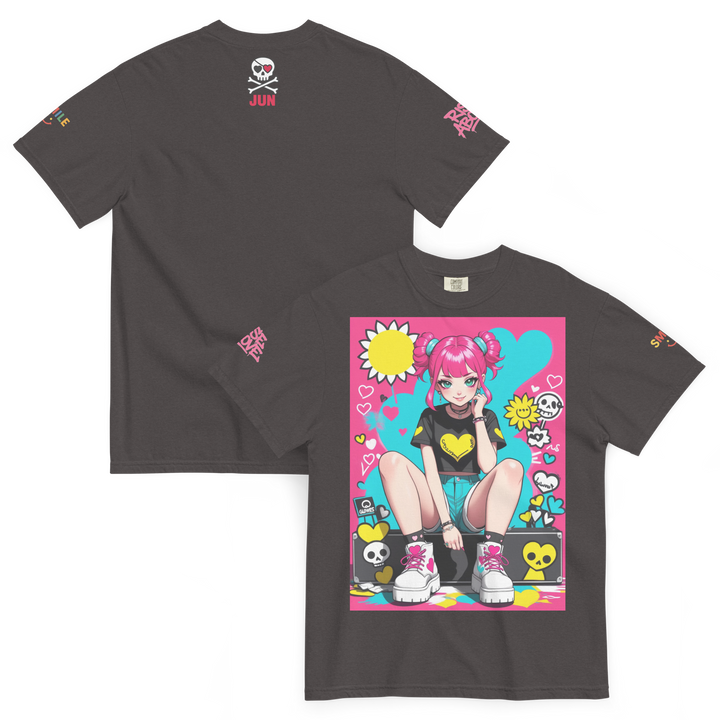 RISE ABOVE 02 — POP CORE｜ユニセックス製品染めヘビーウェイトTシャツ