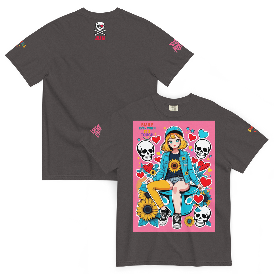 RISE ABOVE 10 — DREAM CHASER｜ユニセックス製品染めヘビーウェイトTシャツ