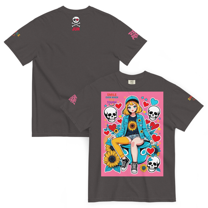 RISE ABOVE 10 — DREAM CHASER｜ユニセックス製品染めヘビーウェイトTシャツ