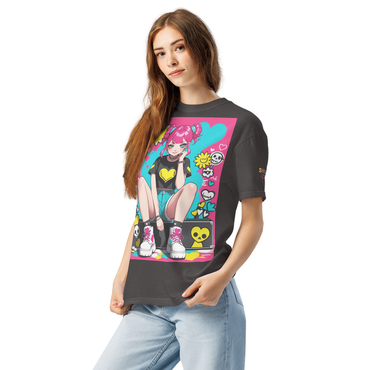 RISE ABOVE 02 — POP CORE｜ユニセックス製品染めヘビーウェイトTシャツ