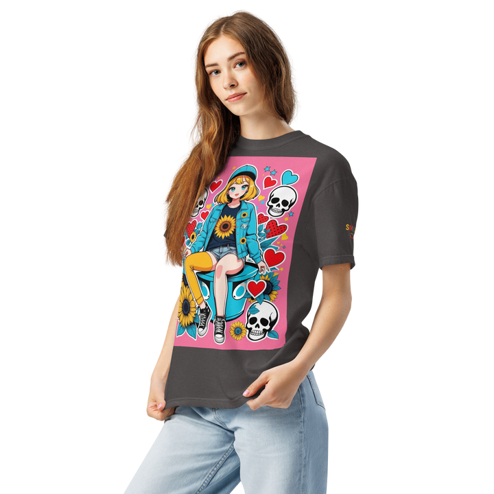 RISE ABOVE 10 — DREAM CHASER｜ユニセックス製品染めヘビーウェイトTシャツ