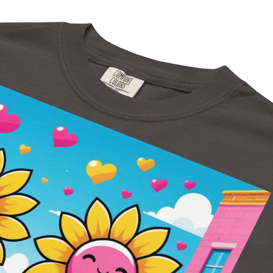 RISE ABOVE 11 — COSMIC REBEL｜ユニセックス製品染めヘビーウェイトTシャツ