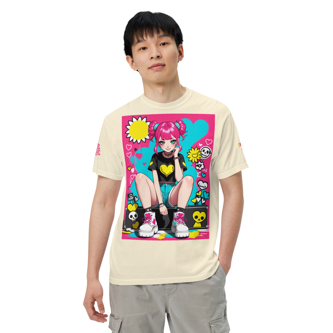 RISE ABOVE 02 — POP CORE｜ユニセックス製品染めヘビーウェイトTシャツ