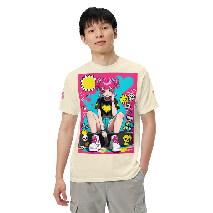 RISE ABOVE 02 — POP CORE｜ユニセックス製品染めヘビーウェイトTシャツ