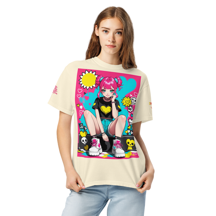 RISE ABOVE 02 — POP CORE｜ユニセックス製品染めヘビーウェイトTシャツ