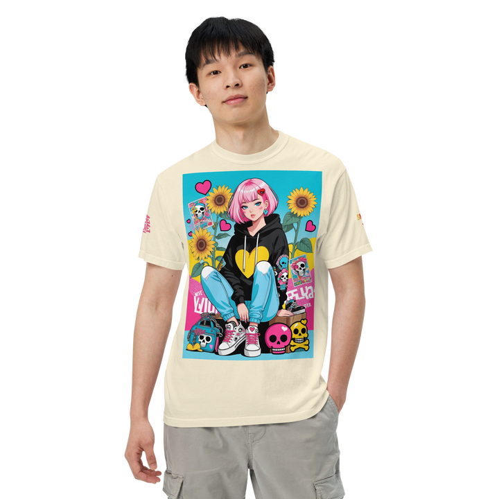 RISE ABOVE 03 — NEO STREET｜ユニセックス製品染めヘビーウェイトTシャツ