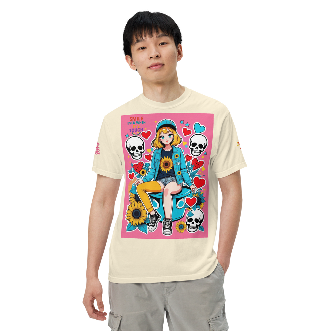 RISE ABOVE 10 — DREAM CHASER｜ユニセックス製品染めヘビーウェイトTシャツ