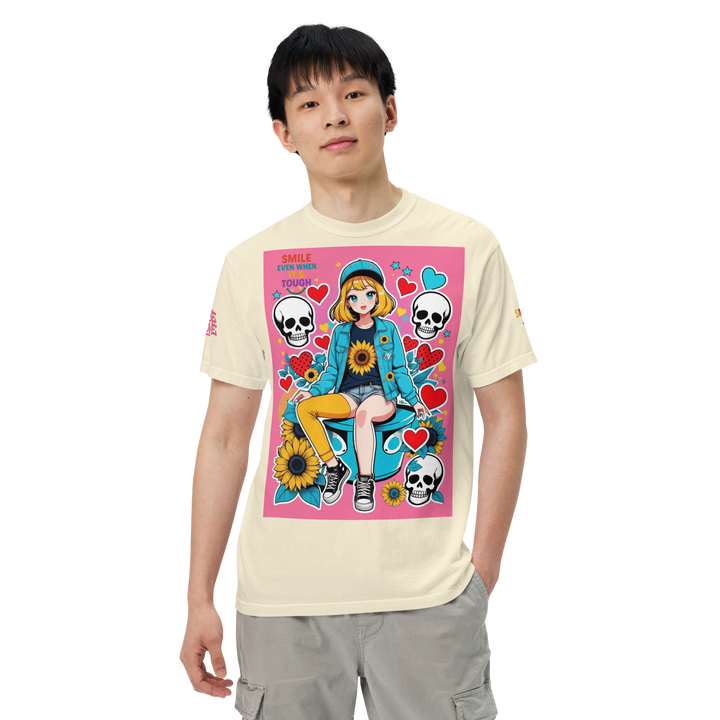 RISE ABOVE 10 — DREAM CHASER｜ユニセックス製品染めヘビーウェイトTシャツ