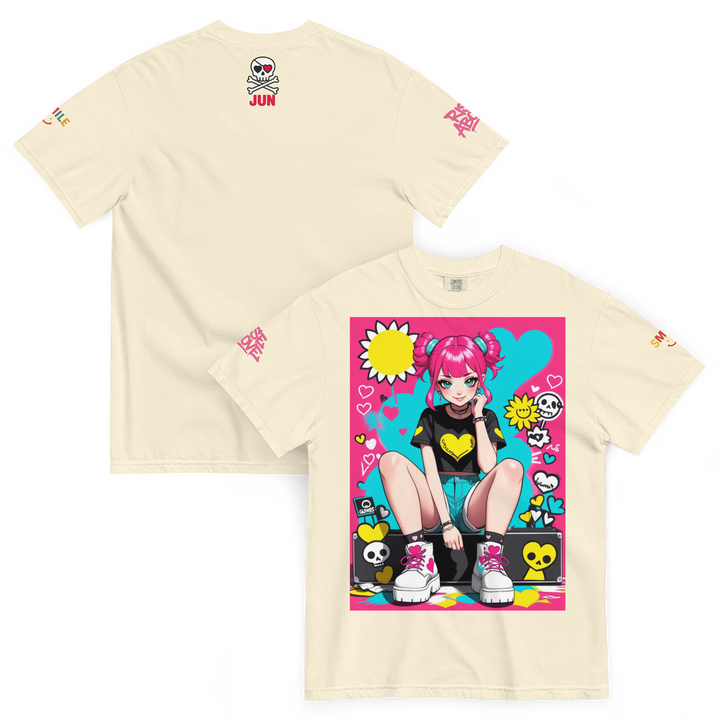 RISE ABOVE 02 — POP CORE｜ユニセックス製品染めヘビーウェイトTシャツ