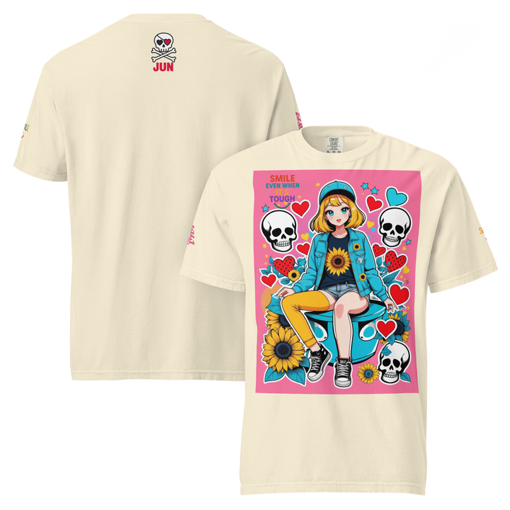 RISE ABOVE 10 — DREAM CHASER｜ユニセックス製品染めヘビーウェイトTシャツ