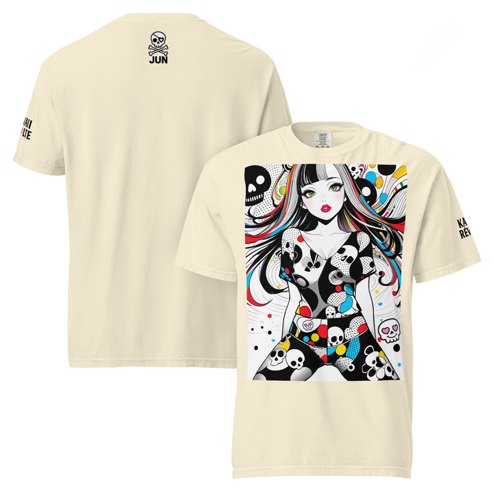 KAWAII RÉVOLTE – POP SKULL GIRL Poster Tee