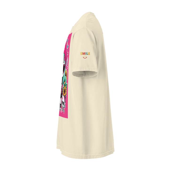 RISE ABOVE 05 — CANDY BONES｜ユニセックス製品染めヘビーウェイトTシャツ