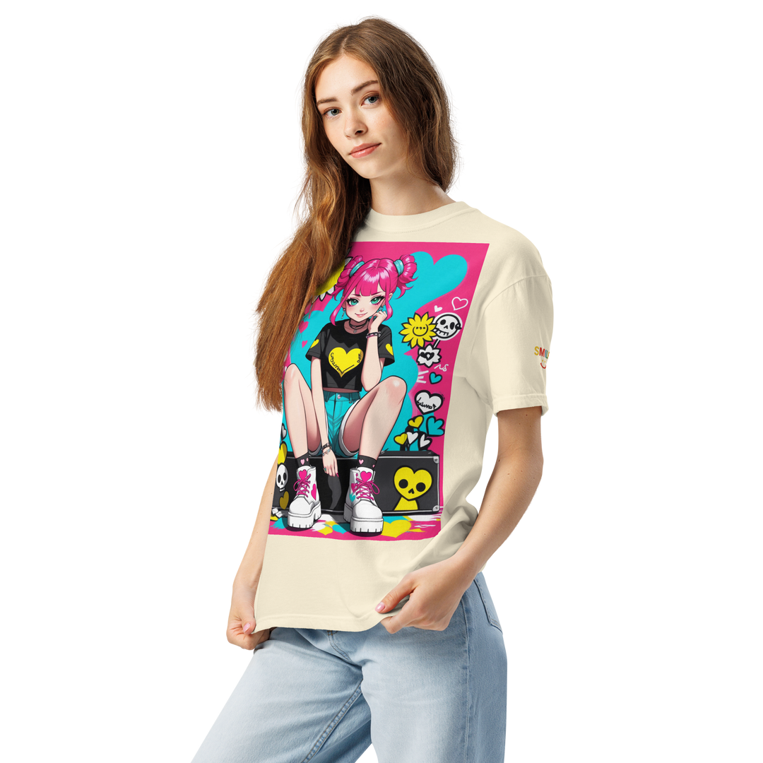 RISE ABOVE 02 — POP CORE｜ユニセックス製品染めヘビーウェイトTシャツ