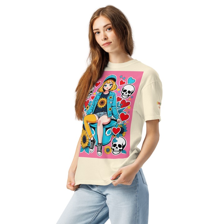 RISE ABOVE 10 — DREAM CHASER｜ユニセックス製品染めヘビーウェイトTシャツ