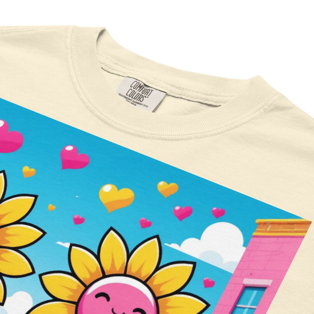 RISE ABOVE 11 — COSMIC REBEL｜ユニセックス製品染めヘビーウェイトTシャツ
