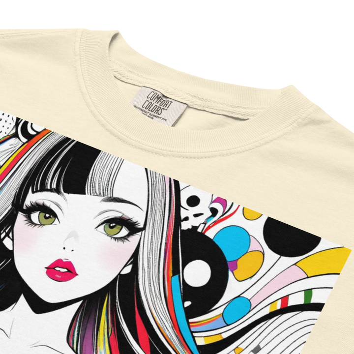 KAWAII RÉVOLTE – POP SKULL GIRL Poster Tee