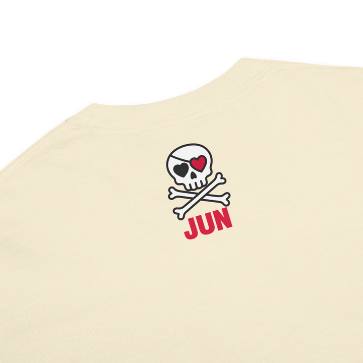 RISE ABOVE 05 — CANDY BONES｜ユニセックス製品染めヘビーウェイトTシャツ