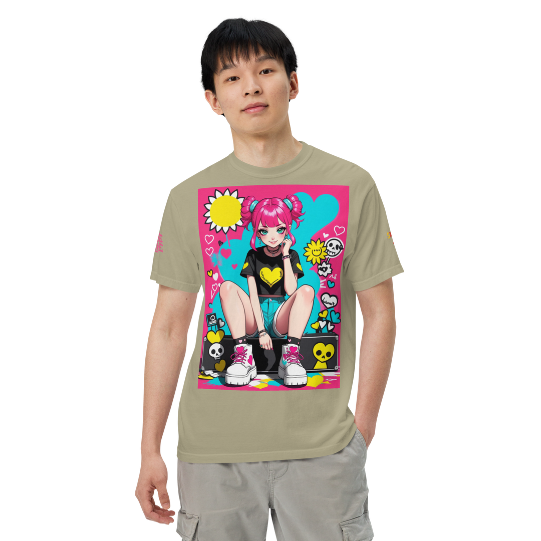 RISE ABOVE 02 — POP CORE｜ユニセックス製品染めヘビーウェイトTシャツ