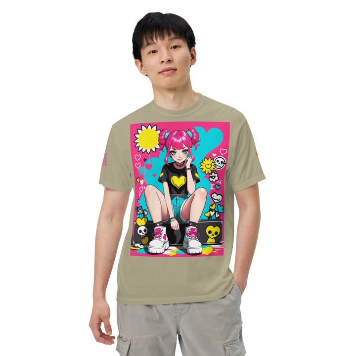 RISE ABOVE 02 — POP CORE｜ユニセックス製品染めヘビーウェイトTシャツ