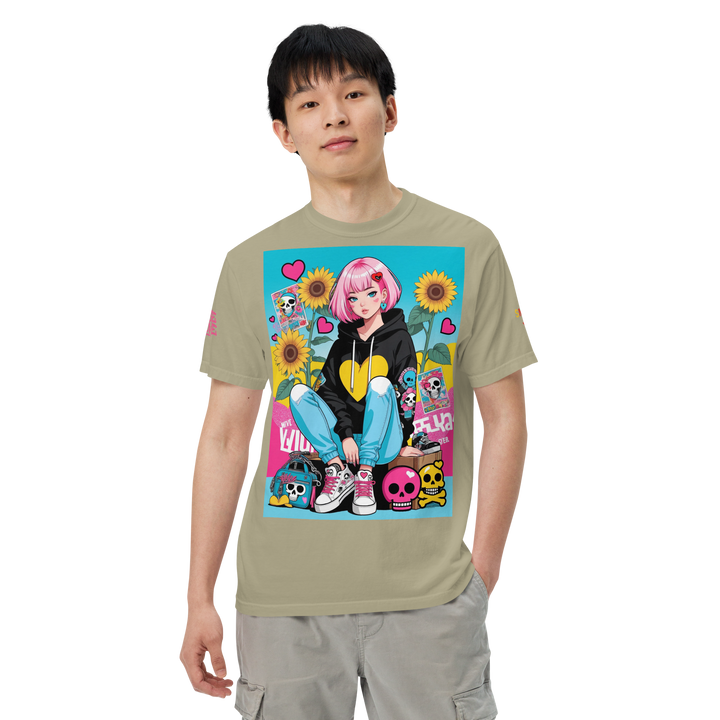 RISE ABOVE 03 — NEO STREET｜ユニセックス製品染めヘビーウェイトTシャツ