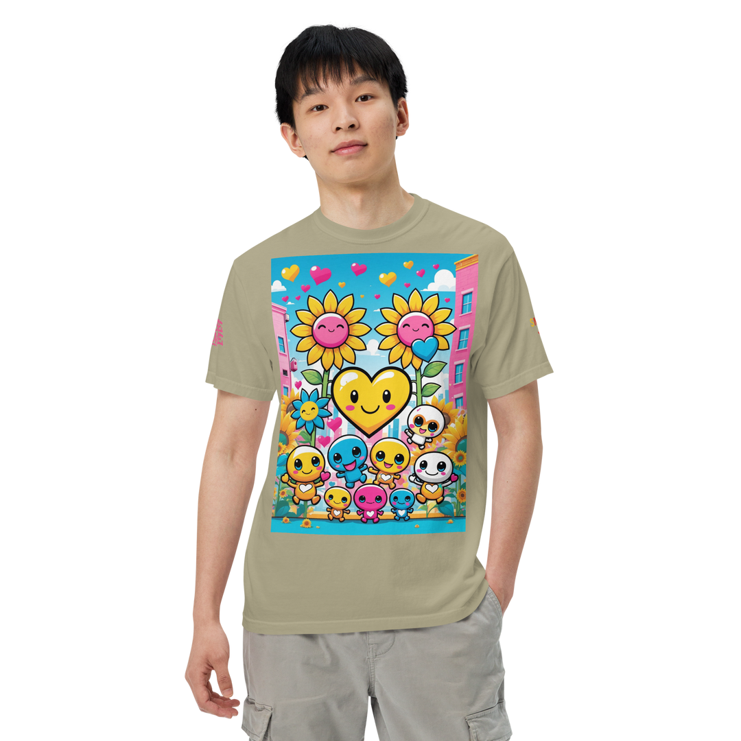 RISE ABOVE 11 — COSMIC REBEL｜ユニセックス製品染めヘビーウェイトTシャツ