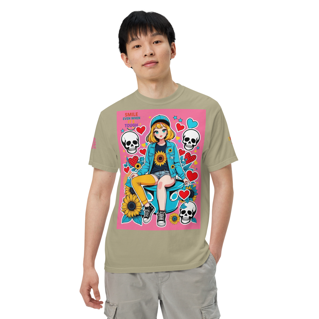 RISE ABOVE 10 — DREAM CHASER｜ユニセックス製品染めヘビーウェイトTシャツ