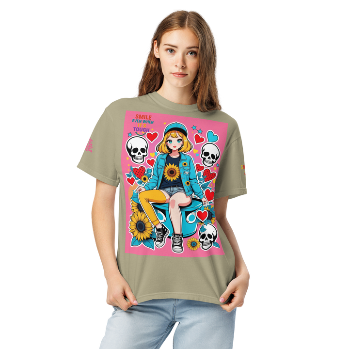 RISE ABOVE 10 — DREAM CHASER｜ユニセックス製品染めヘビーウェイトTシャツ