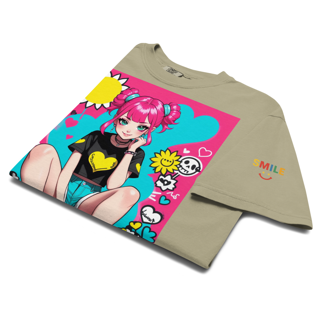 RISE ABOVE 02 — POP CORE｜ユニセックス製品染めヘビーウェイトTシャツ
