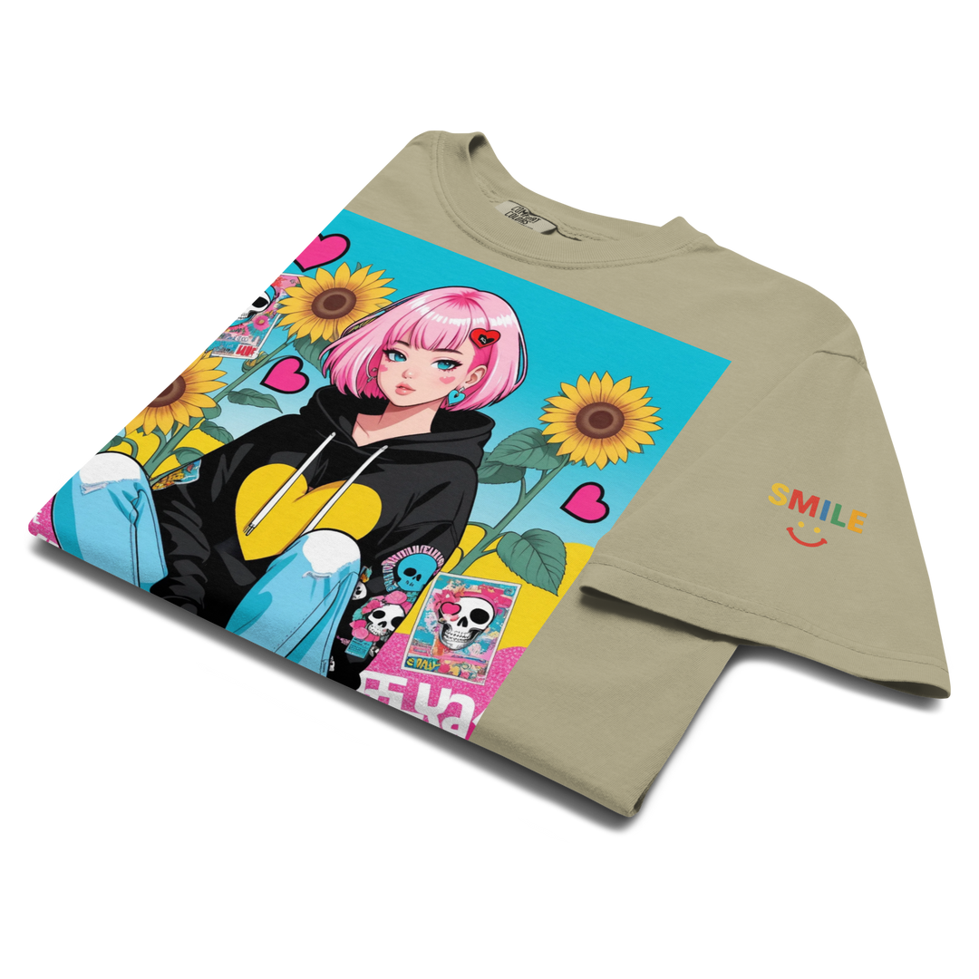 RISE ABOVE 03 — NEO STREET｜ユニセックス製品染めヘビーウェイトTシャツ