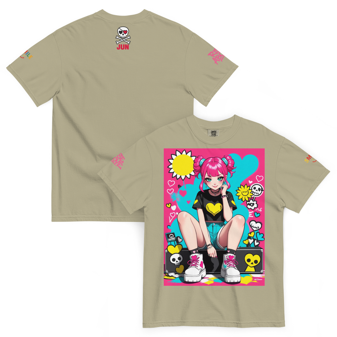 RISE ABOVE 02 — POP CORE｜ユニセックス製品染めヘビーウェイトTシャツ