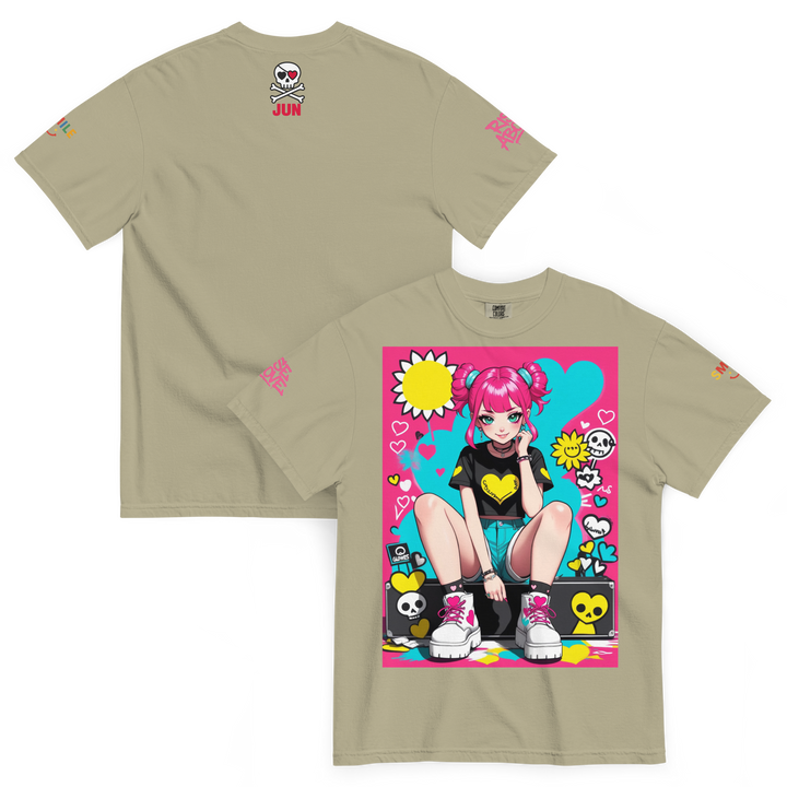 RISE ABOVE 02 — POP CORE｜ユニセックス製品染めヘビーウェイトTシャツ