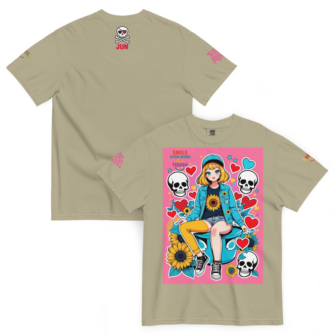 RISE ABOVE 10 — DREAM CHASER｜ユニセックス製品染めヘビーウェイトTシャツ