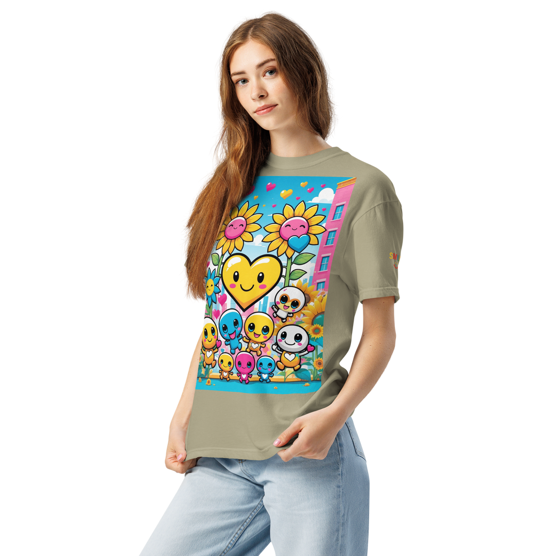 RISE ABOVE 11 — COSMIC REBEL｜ユニセックス製品染めヘビーウェイトTシャツ