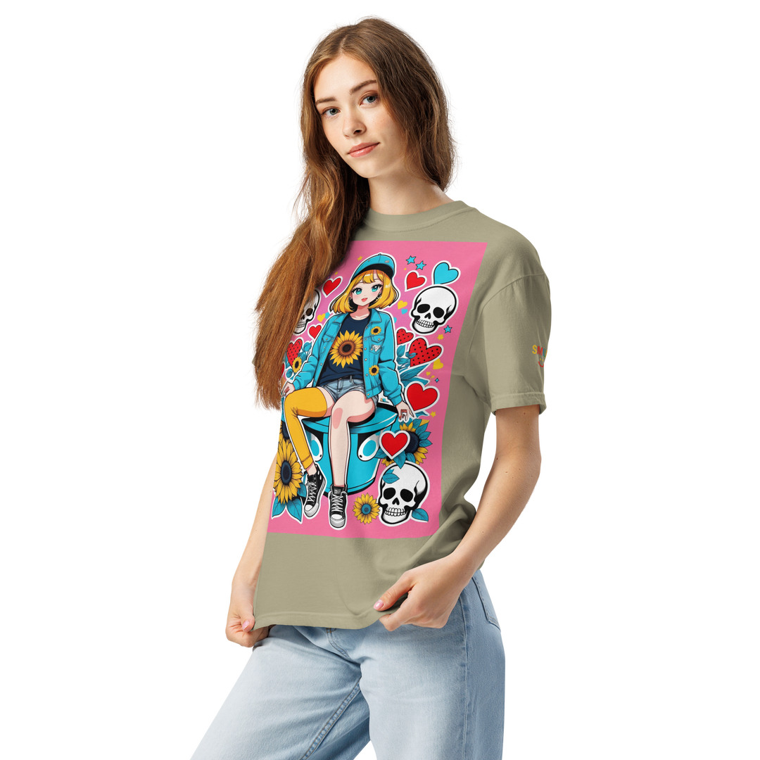 RISE ABOVE 10 — DREAM CHASER｜ユニセックス製品染めヘビーウェイトTシャツ