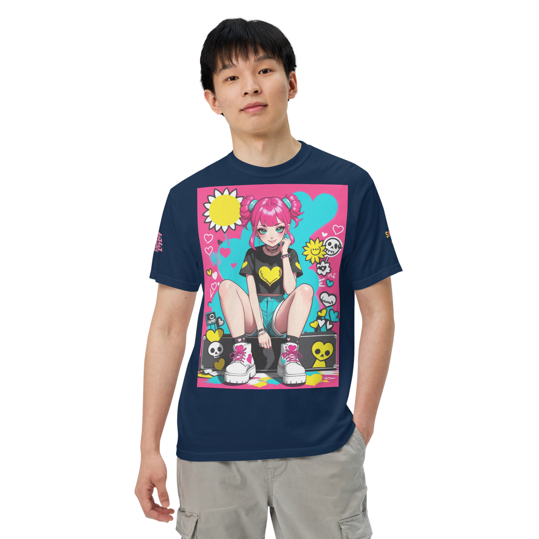 RISE ABOVE 02 — POP CORE｜ユニセックス製品染めヘビーウェイトTシャツ