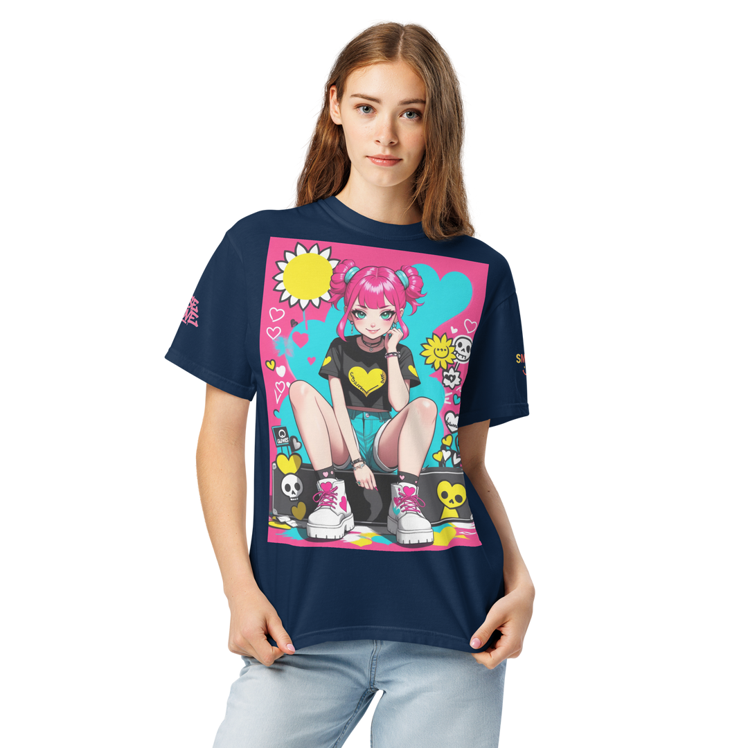 RISE ABOVE 02 — POP CORE｜ユニセックス製品染めヘビーウェイトTシャツ